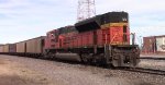 BNSF coal train DPU